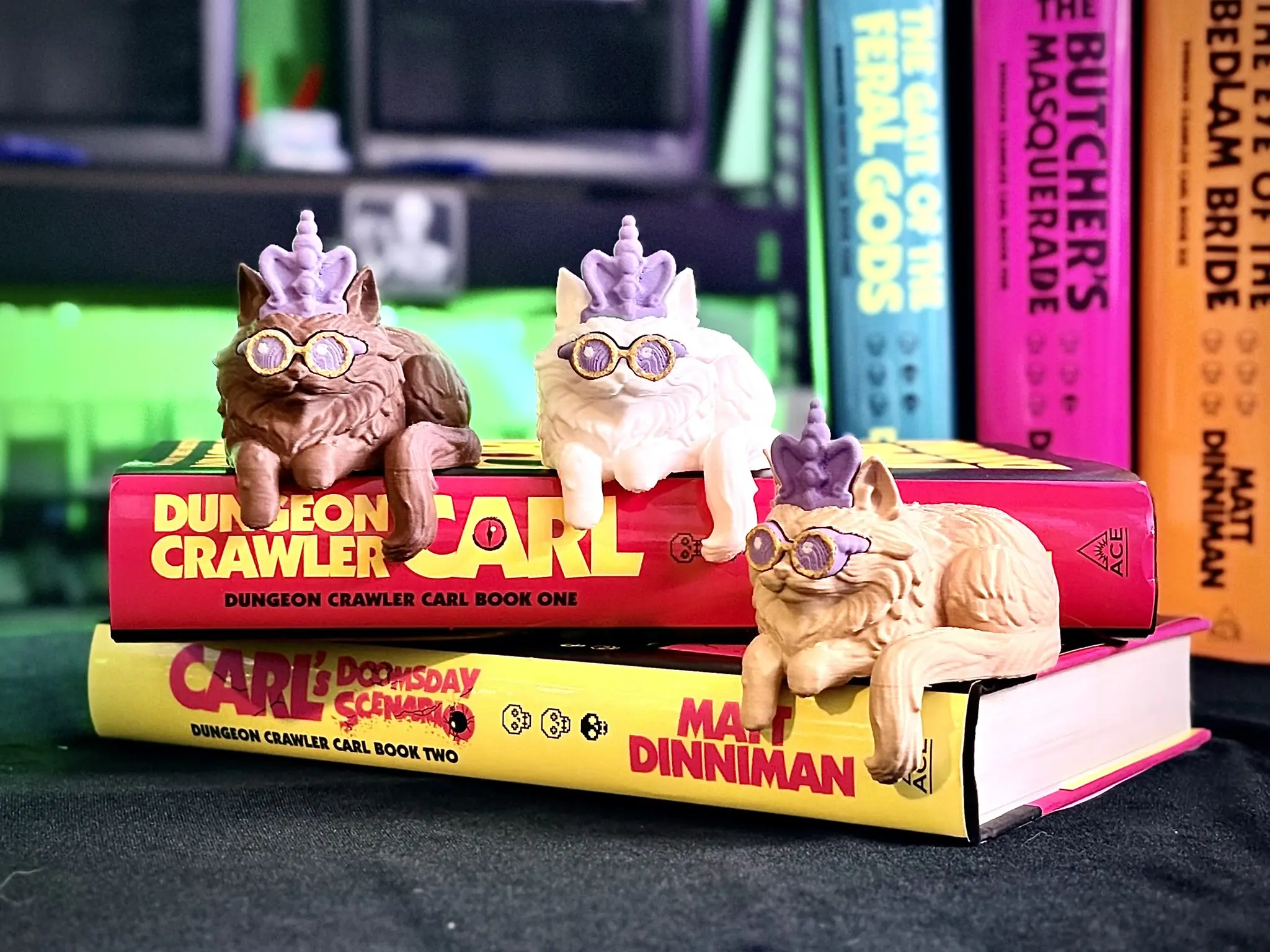 Princess Donut Dungeon Crawler Carl Collectible Figurine Statue - Characters Plastic Figurines Decor, Desk Ornaments, Home Office Bookish Gift for LitRPG Fans
