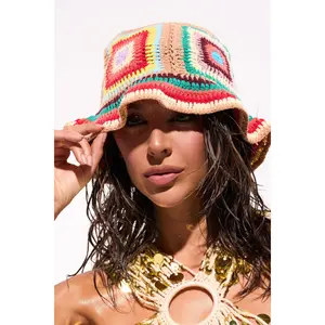 NEUTRAL VIBES CROCHET BUCKET HAT