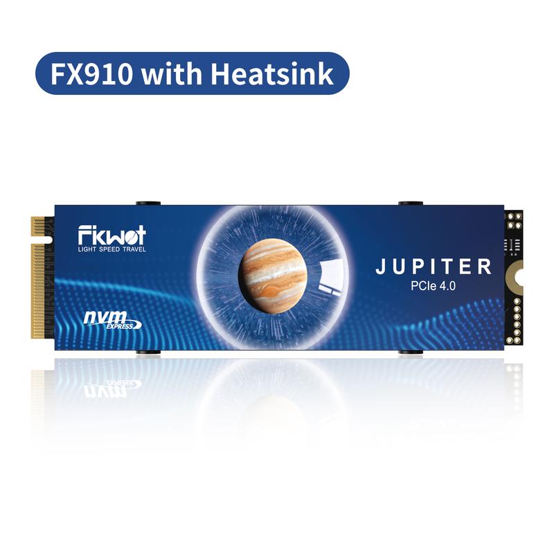 Fikwot FX991/FX910 (with Heatsink) M.2 SSD 1TB 2TB 4TB NVMe SSD M2 2280 PCIe Gen 4x4, Read Up to 7300MB/s, Internal Solid State Drive for PS5 Laptop Desktop 3D  NAND