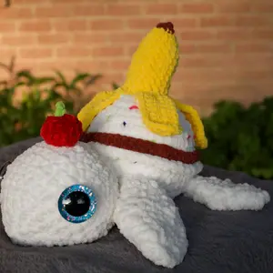 Banana Split Crochet Sea Turtle
