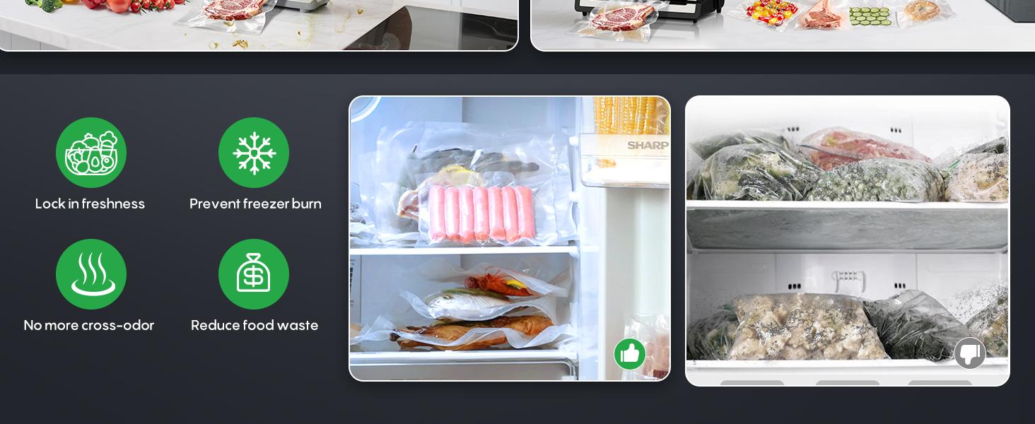 FRESKO AutoMax V8 Heavy Duty Vacuum Sealer Machine, Automatic Food Saver with Dry & Moist Modes, Built-in Cutter & Bag Storage, Includes Bags & Rolls