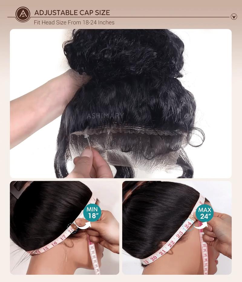 [Fall Color] Salon Layer Cut Ginger Highlights On Brown Hair 360 Lace Frontal Invisi Strap Skin Lace Invisi Drawstring Snug Fit Body Wave Human Hair Wig Holiday Haul