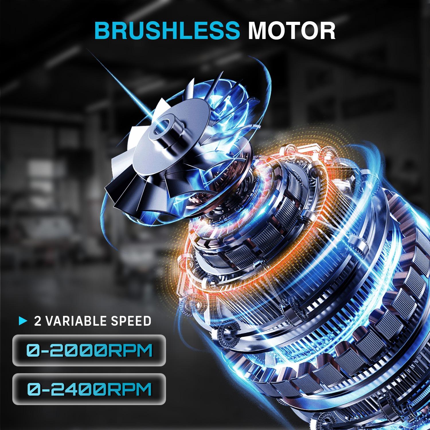 TaskStar 450N.m Cordless Impact Wrench 3/8 Inch(330Ft-lbs)  with Two 4000mah Battery, four Sockets, Power Tool for Professional Mechanics & DIY Enthusiasts