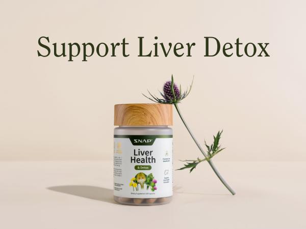 Snap Supplements - Liver Health Support Supplement - Natural Liver Cleanse Detox and Repair - With 14+ Plants & Vitamins - 3rd party tested