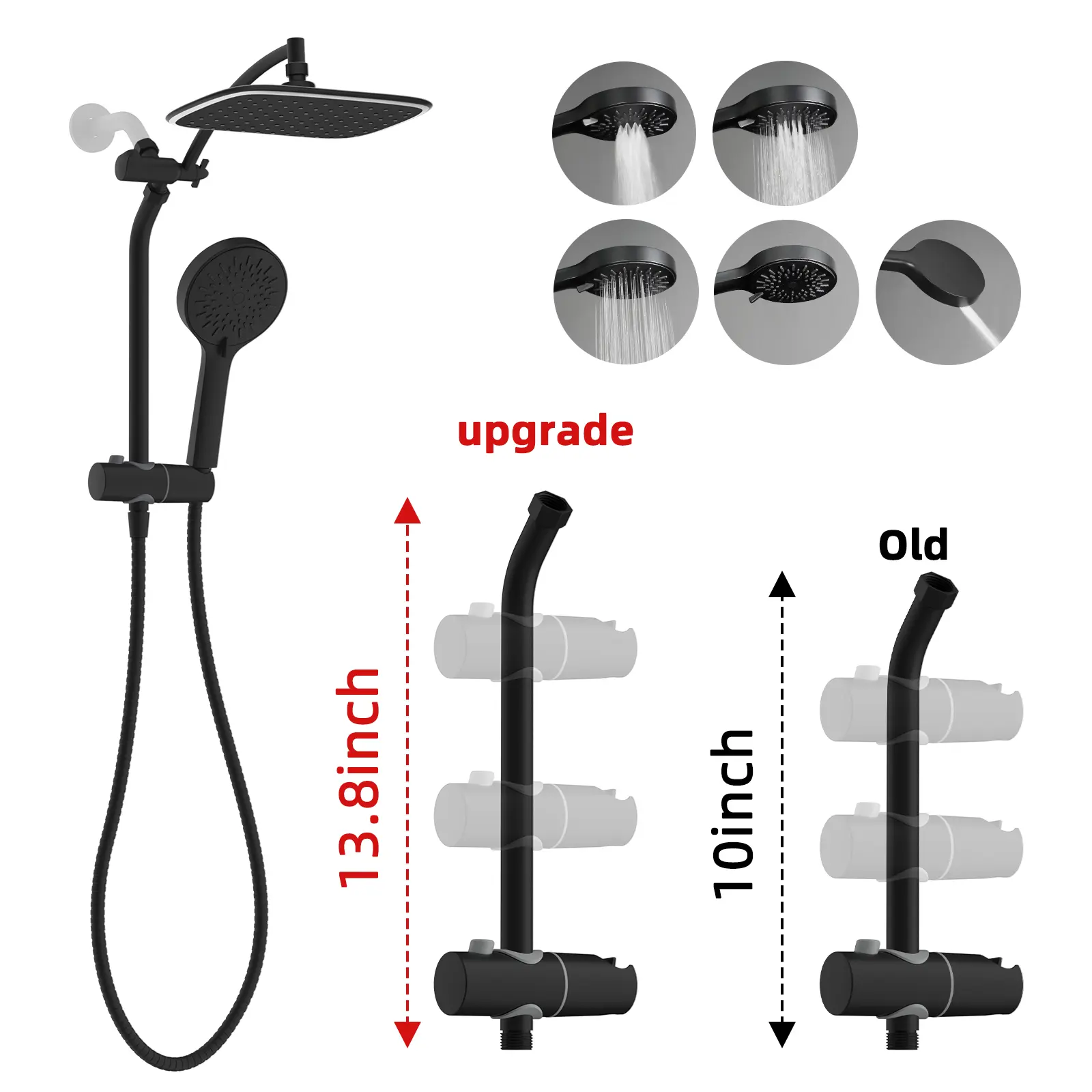 10-inch Matte Black - New upgrade