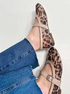Leopard Mesh Flat