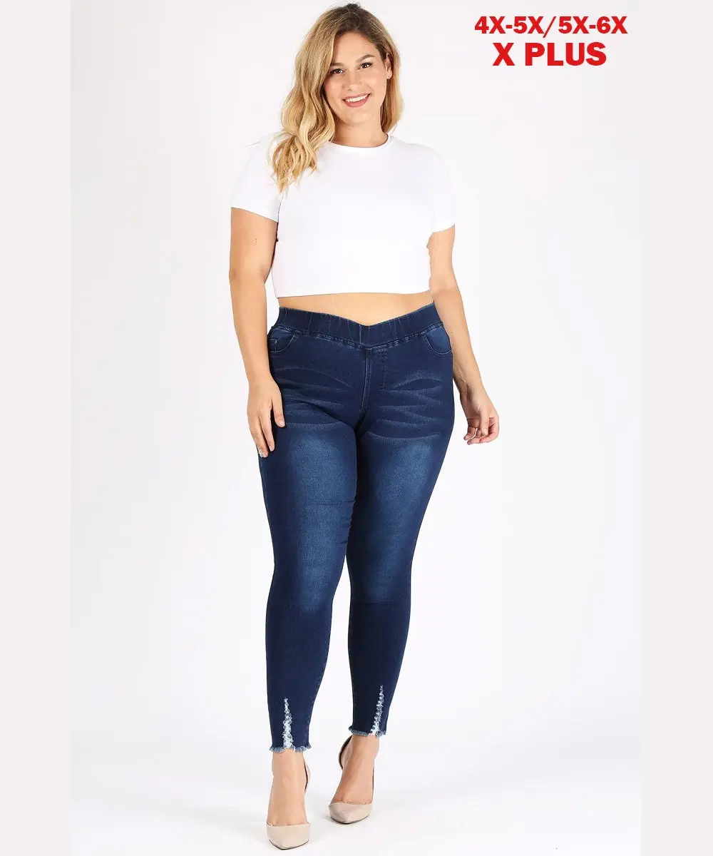 Extended plus size 4X/5X-5X/6X Jeggings