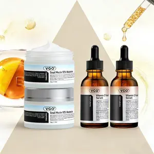 VGO Hydrating Vitamin C Serum & Snail Mucin - Ideal for Sensitive Skin Radiance Daily Radiant