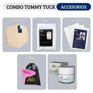 Basic Post-Tummy Tuck Recovery Accessories Combo with Binder Shapewear