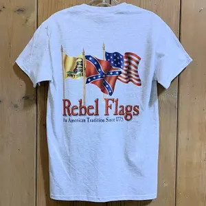 Rebel Flags An American Tradition Since 1775 Shirt Southern Pride Tshirt Retro America History Tee Confederate Heritage Tee Dixie Legacy Unisex T-Shirt For Summer Patriotic Oversize Graphic Streetwear Politics Classic Menswear Shirt Gift For Him Men Women