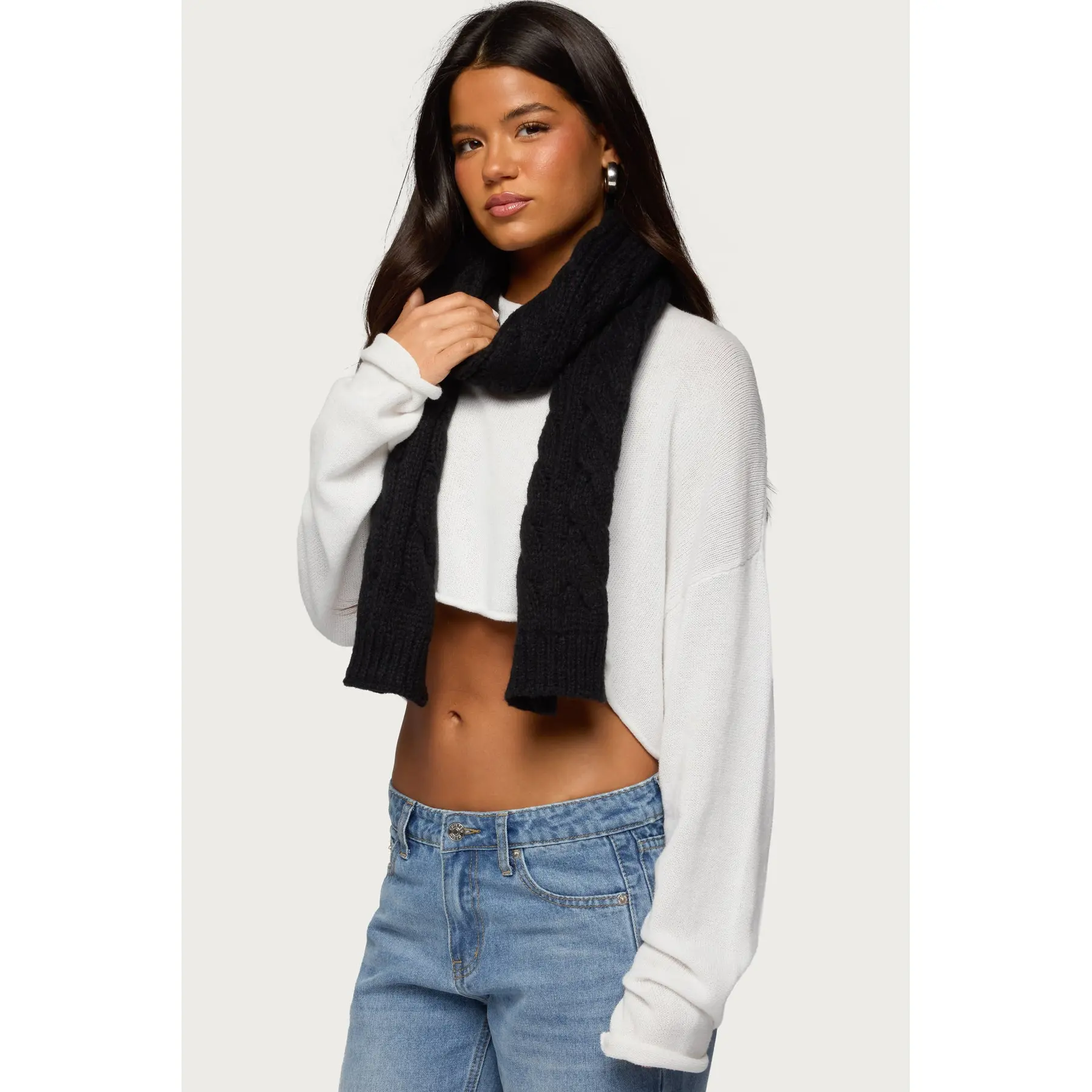 Cable Knit Scarf