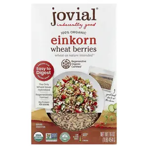 Jovial Organic Einkorn Wheat Berries, 16 oz (454 g)