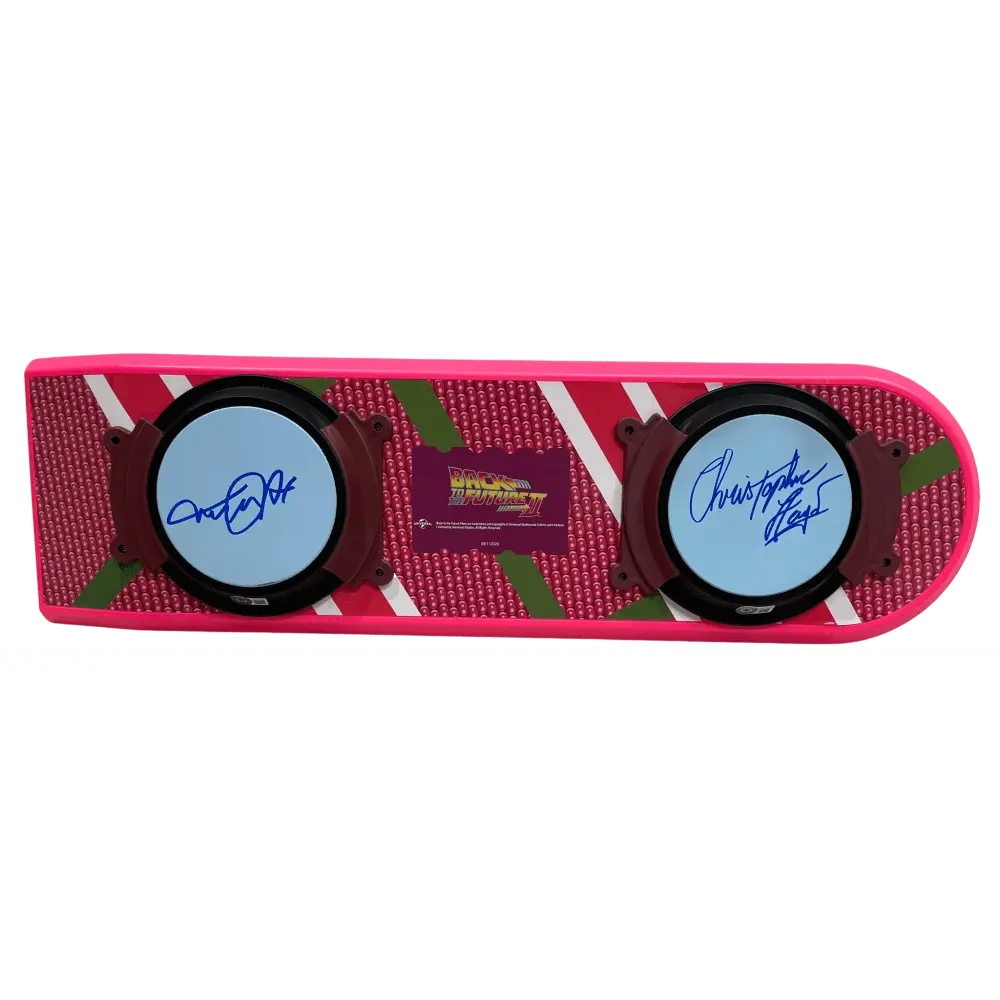 Michael J Fox & Christopher Lloyd Authentic Autographed Hoverboard