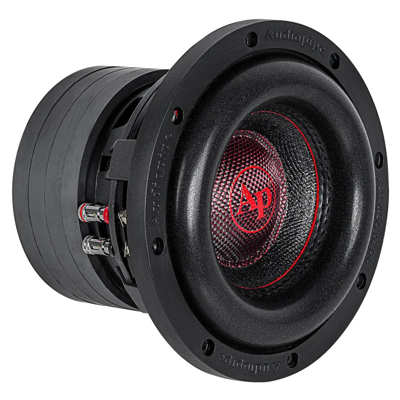 Audiopipe TXX-BDC-IV-6 | 6" 250W RMS Quad Stack Composite Cone Subwoofer DVC