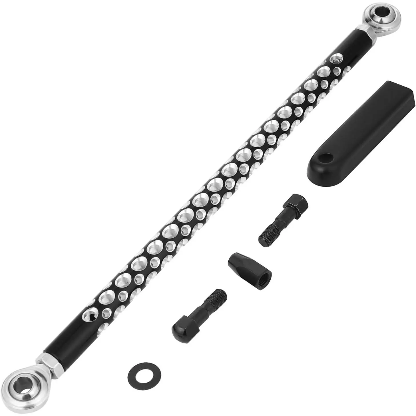 Adjustable Shift Linkage, Black Shifter Linkage Compatible for Harley Davidson  Road King Street Glide Electra Glide Road Glide Ultra Class Tri Glide