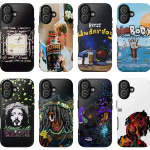 8 Styles Du.wa.pp Kain.e Rapper Phone Case, Rapper Album Phone Case, Compatible with iPhone 17 16 15 14 13 12 11 X XR & Samsung S22 S23 S24 S25, Gift for fans Y