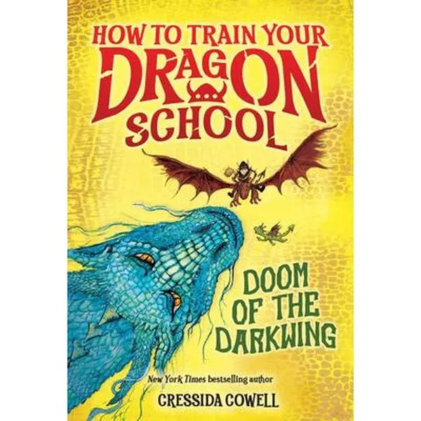 How to Train Your Dragon: Doom of the Darkwing Hardcover Book - Cressida Cowell, Toothless, Easy-to-Read Chapters, Fun Illustrations, Children's Literature & Art