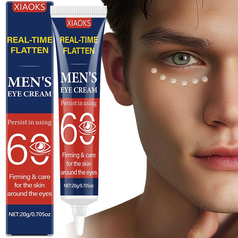 ROZINO Men's Eye Cream for Dark Circles & Puffiness - Anti-Aging Formula Reduces Eye Bags Wrinkles Fine Lines with Aloe Vera 20g