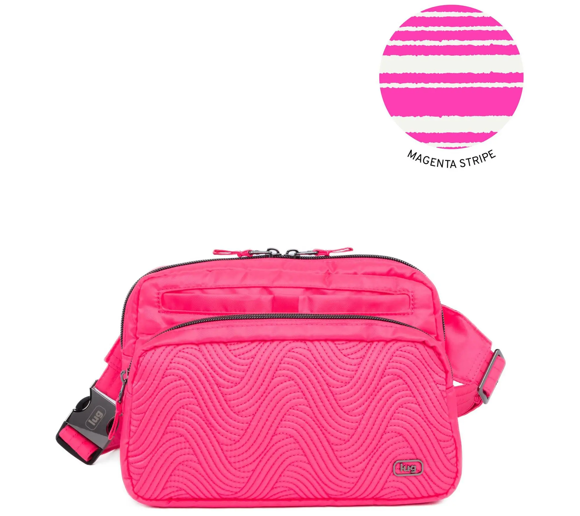 Lug Classic Quilted Belt Bag Crossbody - Double Back