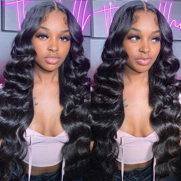Thick Loose Deep Wave Human Hair Bundles Raw Human Hair Weave Brazilian Body Wave Quick Weave Extensions 1/3/4 Bundles #TiktokShopSpringGlowUp