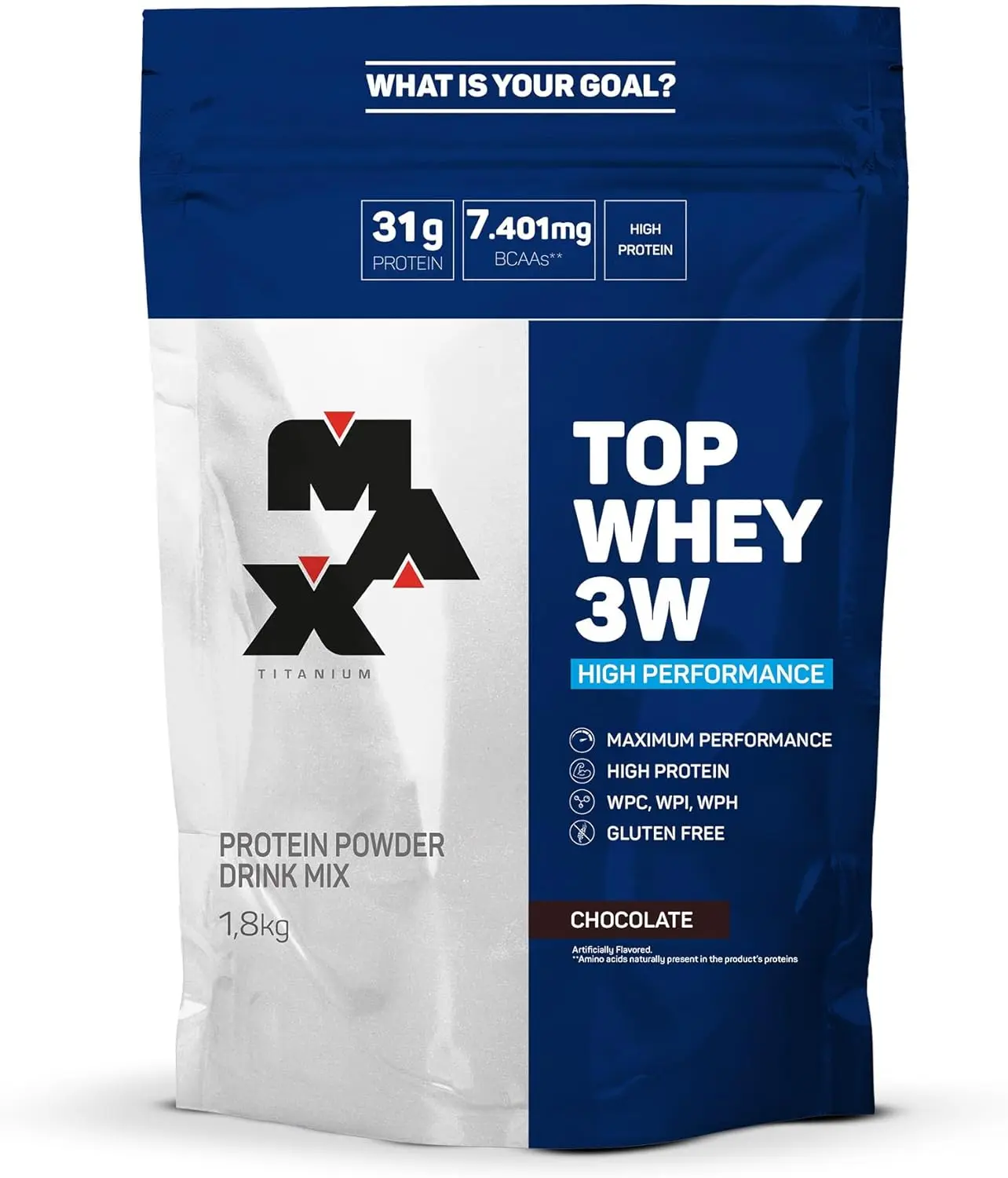 MAX TITANIUM Whey Protein Powder | Concentrate & Hydrolyzed Whey Isolate | 4lbs | Muscle Growth & Recovery | Keto Friendly & Low Carb | 45 Servings Supplement Fitness