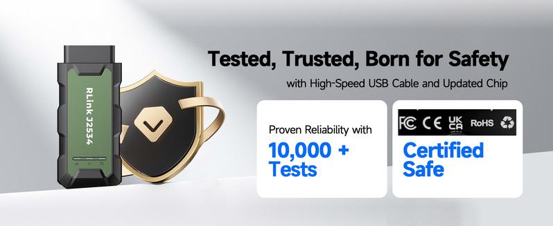 TOPDON RLink J2534 Reprogramming Tool, J2534 Pass-Thru Programmer, OEM Reprogramming and Diagnostic Tool, Supports J2534/D-PDU/CAN-FD/DoIP