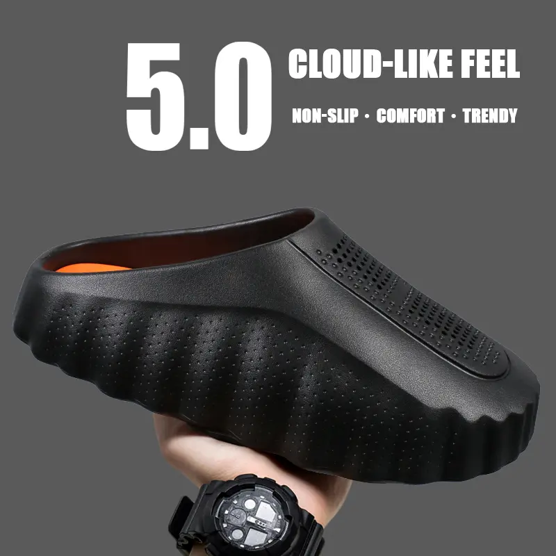 Mind 001 Men's Sport Massage Slide Sandals - AcupressureFootRelief, Non-Slip Athletic Outsole, BreathableMesh,Waterproof EVA - Perfect for Daily Walking, LightSports,Gym & Casual Wear - Comfortable Post-WorkoutSlippers mind 2.0 slides Black Footwear