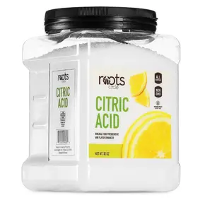 Roots Circle All-Natural Citric Acid | 1 Pack - 1.87 Pounds | Kosher for Passover | Food-Grade Flavor Enhancer, Household Cleaner & Preservative | for Skincare, Cooking, Baking, Bath Bombs
