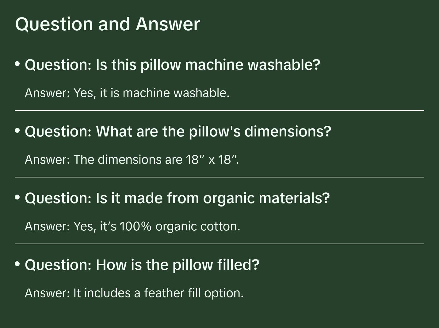 Bellows Organic Cotton Abstract Throw Pillow