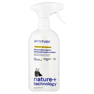 ATTITUDE All-Purpose Cleaner, Citrus Zest, 27.1 fl oz (800 ml)
