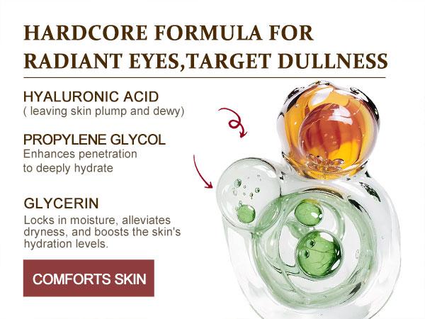 YCZ Dual-Extraction Caffeine Firming Eye Mask 60 Pieces | Target Puffiness, Dark Circles & Fine Lines for Smoother, Brighter Under-Eye Skin