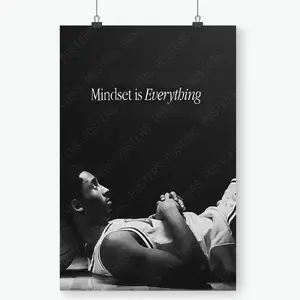 Kobe Bryant Motivational Poster, Inspirational Wall Art, Home Gym Decor, Basketball Poster, Motivation Wall Art, Motivational Print