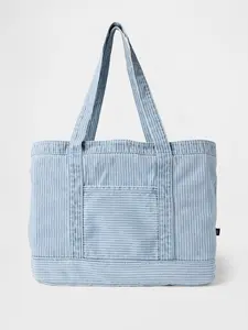 Gap Women's Denim Stripe Tote Bag