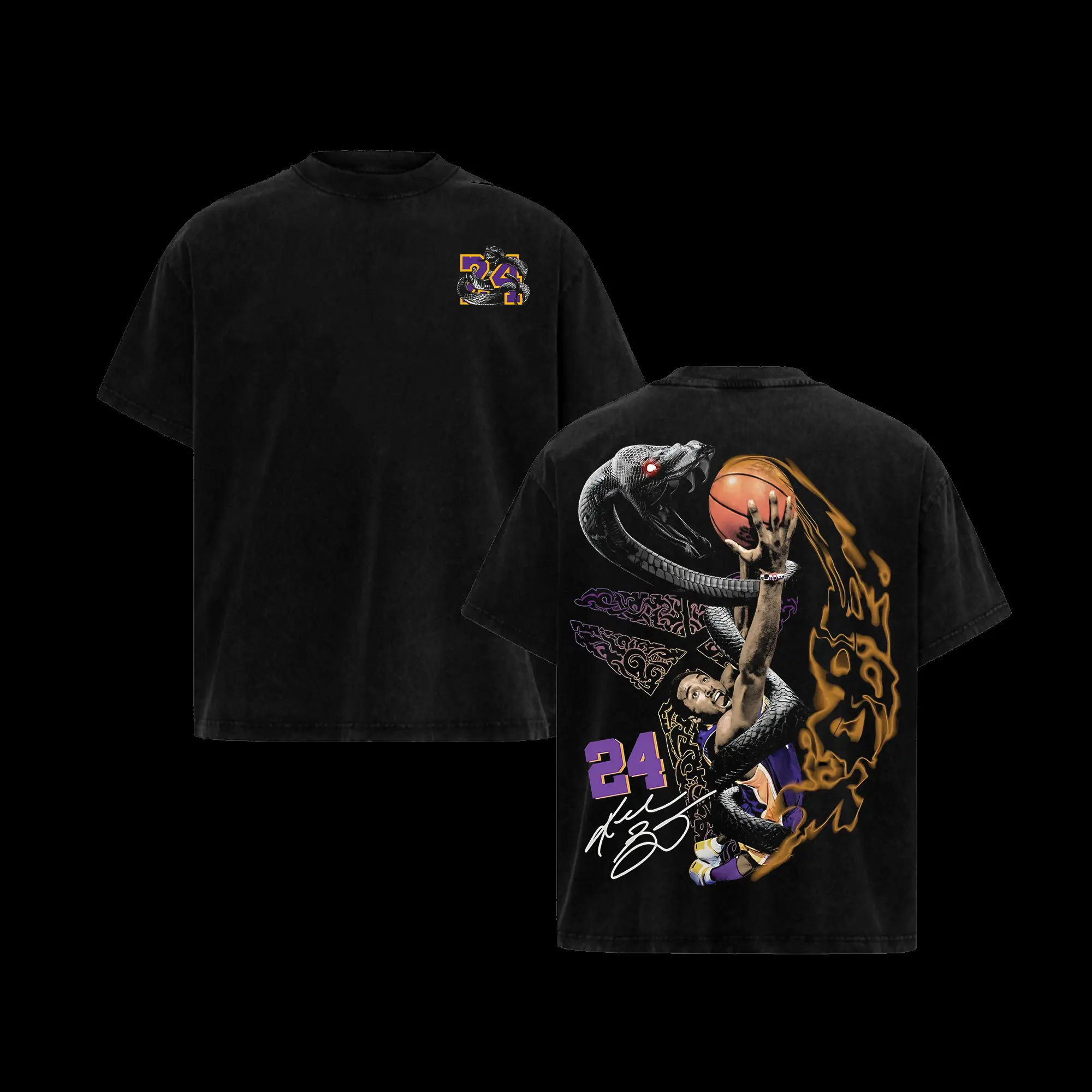 Kobe Bryant Black Mamba 24 Unisex T-Shirt, Sweatshirts, 100% Heavy