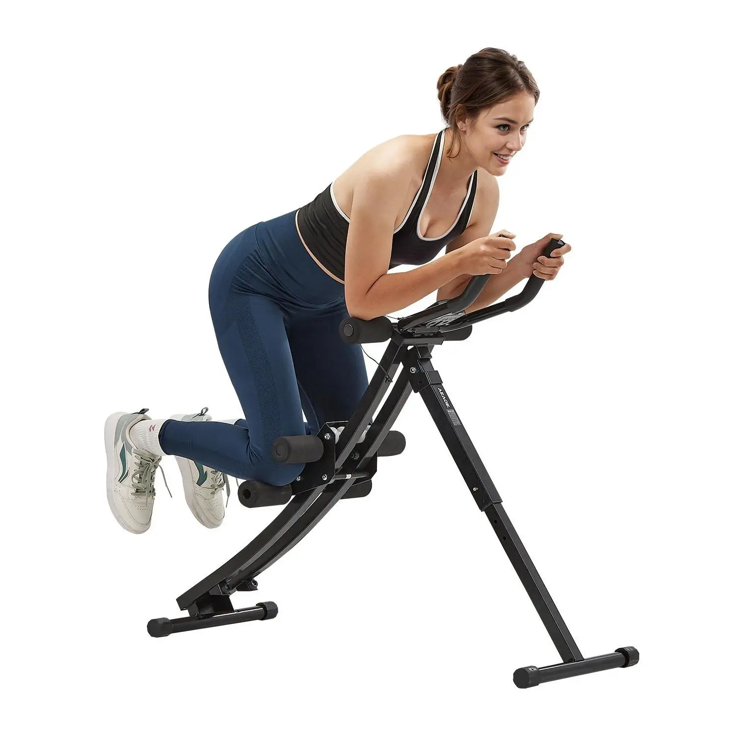 VEVOR AB Workout Machine,  Ab Workout Equipment at Home Gym, Core & Abdominal Trainers for Women, 440 lbs Weight Capacity Strength Training Ab Cruncher, Foldable Adjustable Fitness Exerciser