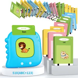 Talking Flash Cards for Kids 510.254.224 Sight Words Montessori Toys Autism Sensory Speech Therapy Learning Educational Gifts for 1-5 Year Old Boys Girls Animal Themes