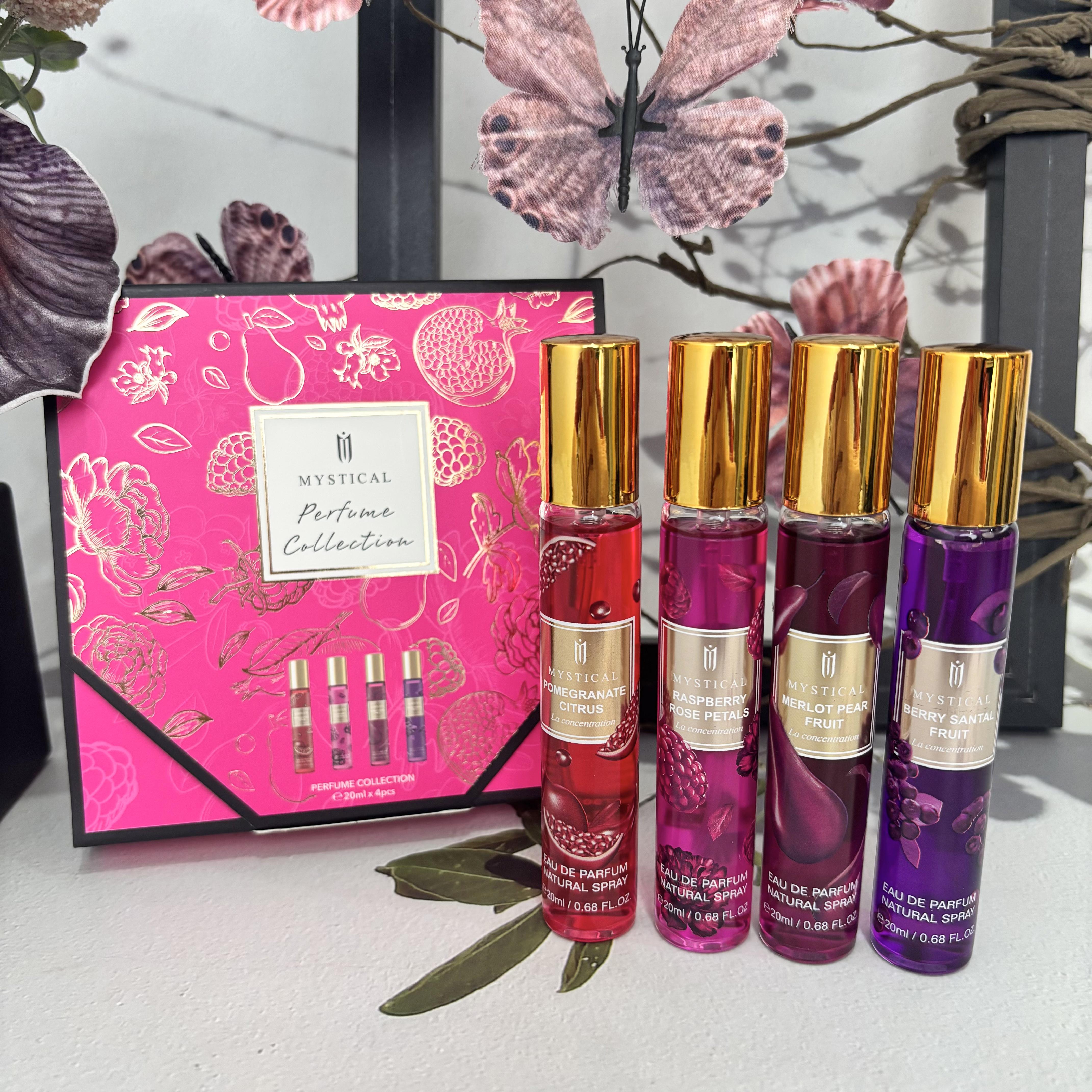 Women's mini Perfumes set,good girl perfume,Floral Fruity fragrance spray,Valentine's Day gift,20ml*4pcs