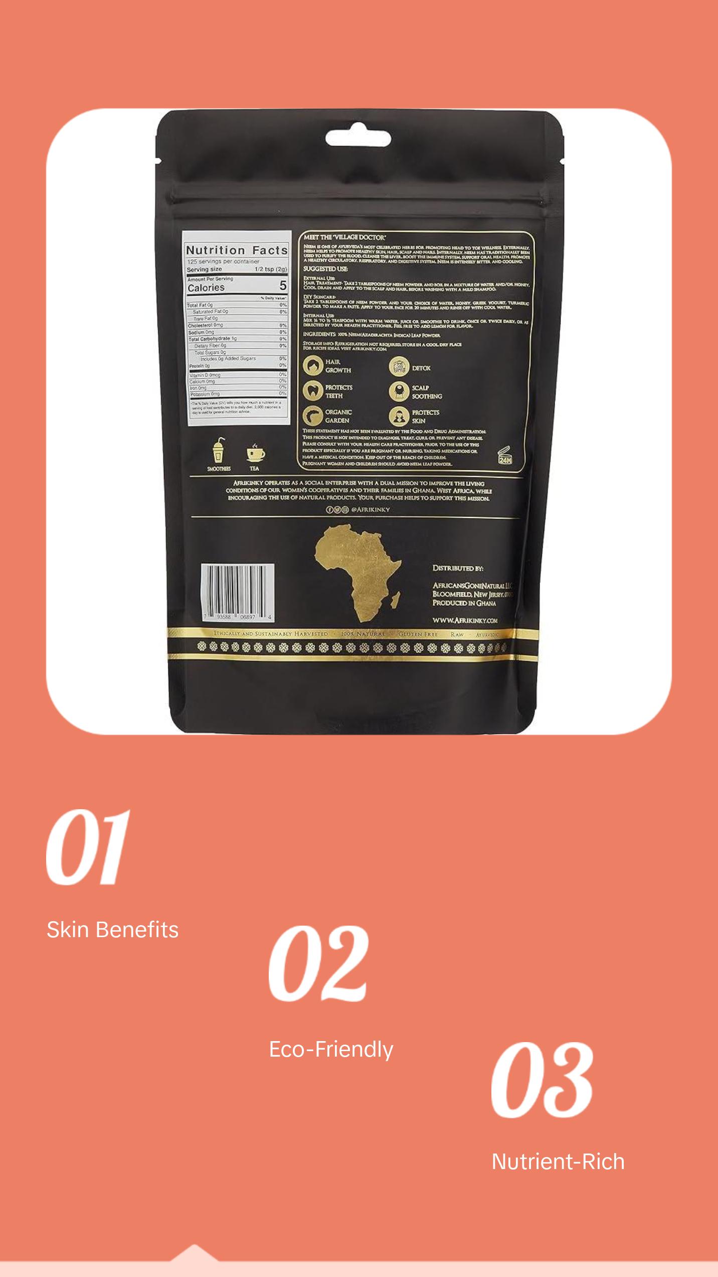 Neem Leaves Powder 100% Natural