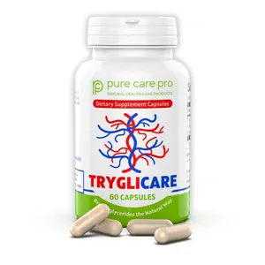 TRYGLICARE #1 All-Natural Triglyceride Lowering Heart Support Supplement 60ct