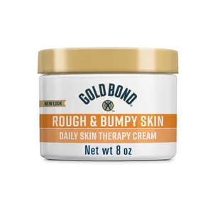 Gold Bond Rough & Bumpy Daily Skin Therapy Cream, 8 oz., With 7 Moisturizers & 3 Vitamins