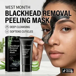 Bamboo Charcoal Facial Mask Deep Cleansing Pore Strips - Blackhead & Acne Treatment for Nose and Face, Oil Control & Anti-Blemish Care, 50g Skincare Gentle Nourishing Peel Radiant Sensitive Comfort Skin Repair Blemish Defense & Skin Repair