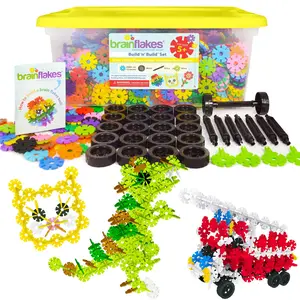 Brain Flakes® 2500pcs Build 'n' Build™ Set with Wheels & Axles