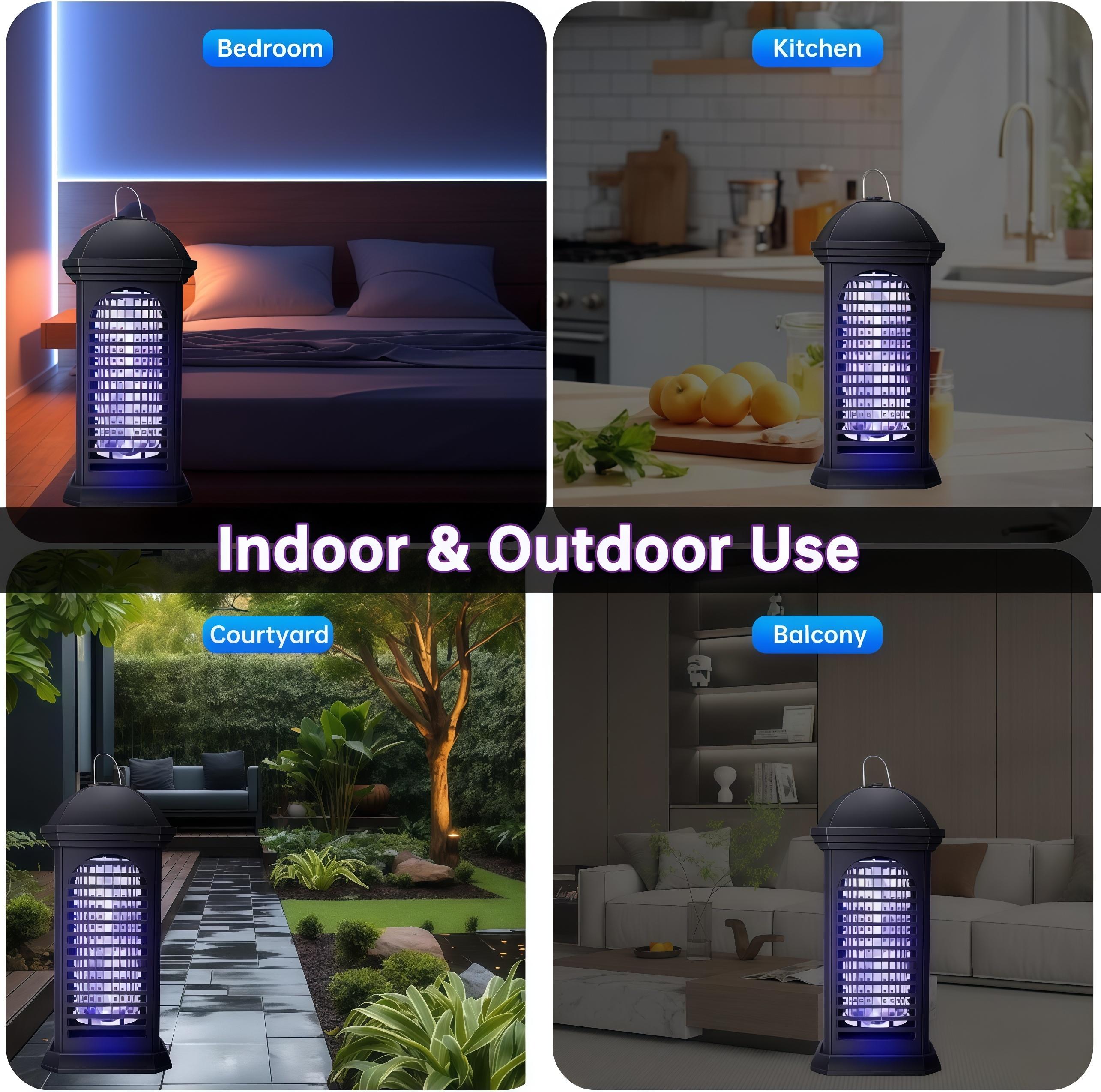 LMMAKE Bug Zapper 11W UV Insect Pest Fly Killer Electric Fly Zapper for Indoor Outdoor Use Mosquito Killer for Home and Garden Black Efficient LED Lighting Safe Waterproof Large Area Coverage LMMAKE Bug Zapper 11W UV Insect Pest Fly Killer Electric Fly Zapper for Indoor Outdoor Use Mosquito Killer for Home and Garden Black Efficient LED Lighting Safe Waterproof Large Area Coverage