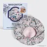 Bridgerton x Kitsch Satin-Lined Flexi Shower Cap in Wisteria
