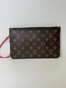 Pre-owned Louis Vuitton Coated Canvas Small Leather Goods MM POUCHES Monogram