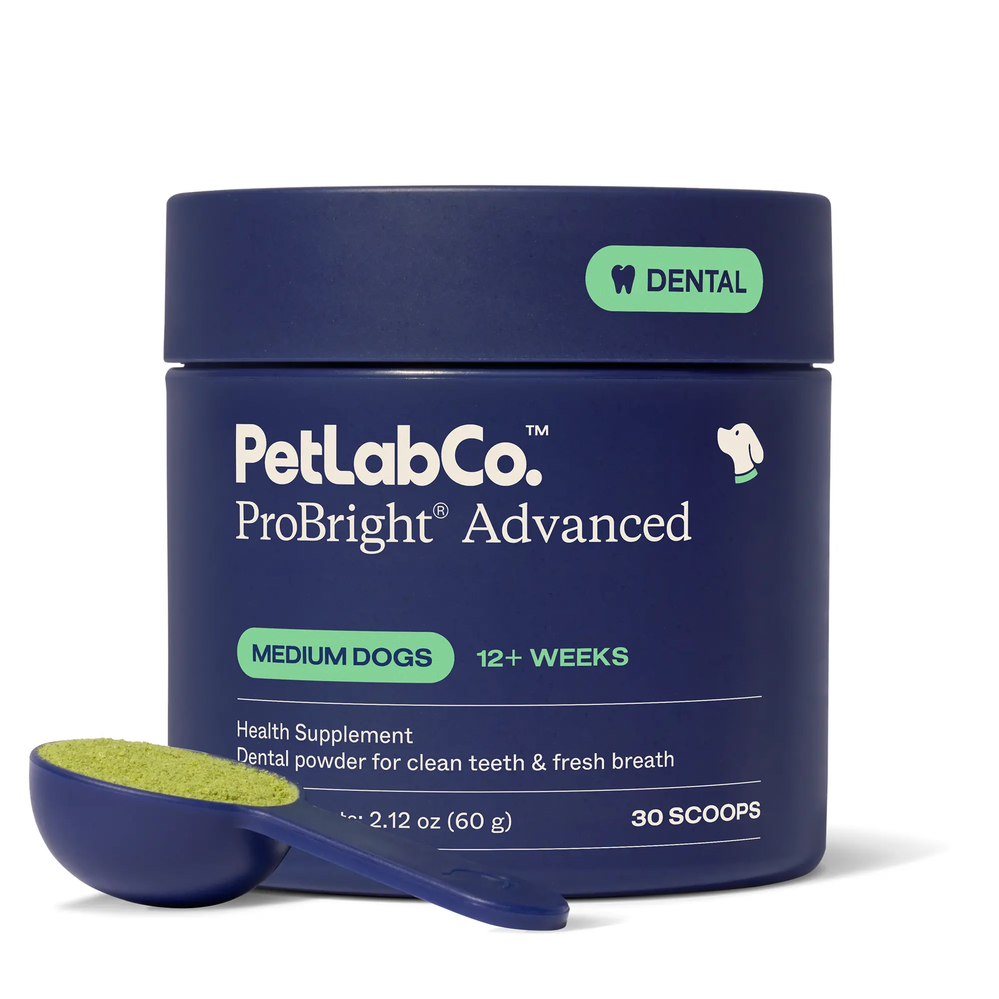 ProBright Advanced Dental Powder - Helps Reduce Bad Breath, Clean Teeth and Target Tartar Buildup. Backed by Two Clinical Studies
