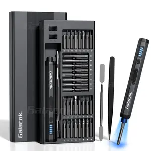 Mini Electric Screwdriver, 3.7V Precision Screwdriver Set Cordless Screwdriver Rechargeable 68 In 1 Magnetic Bit Repair Tech Tool Kit for Electronics Computer Phone Laptop Camera RC Car Watch Glasses