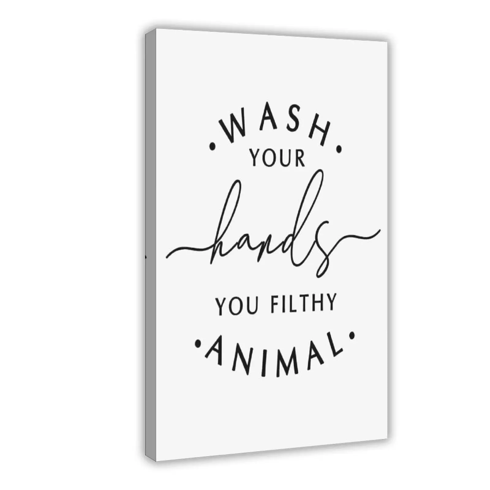 Wash Your Hands, You Filthy Animal, Kids Bathroom  Decor, Funny Bathroom Decor, Toilet  Art, Bathroom Print, Bathroom Quote Prints, 8x10 Inch - UNFRAMED restaurant wall cheese heads