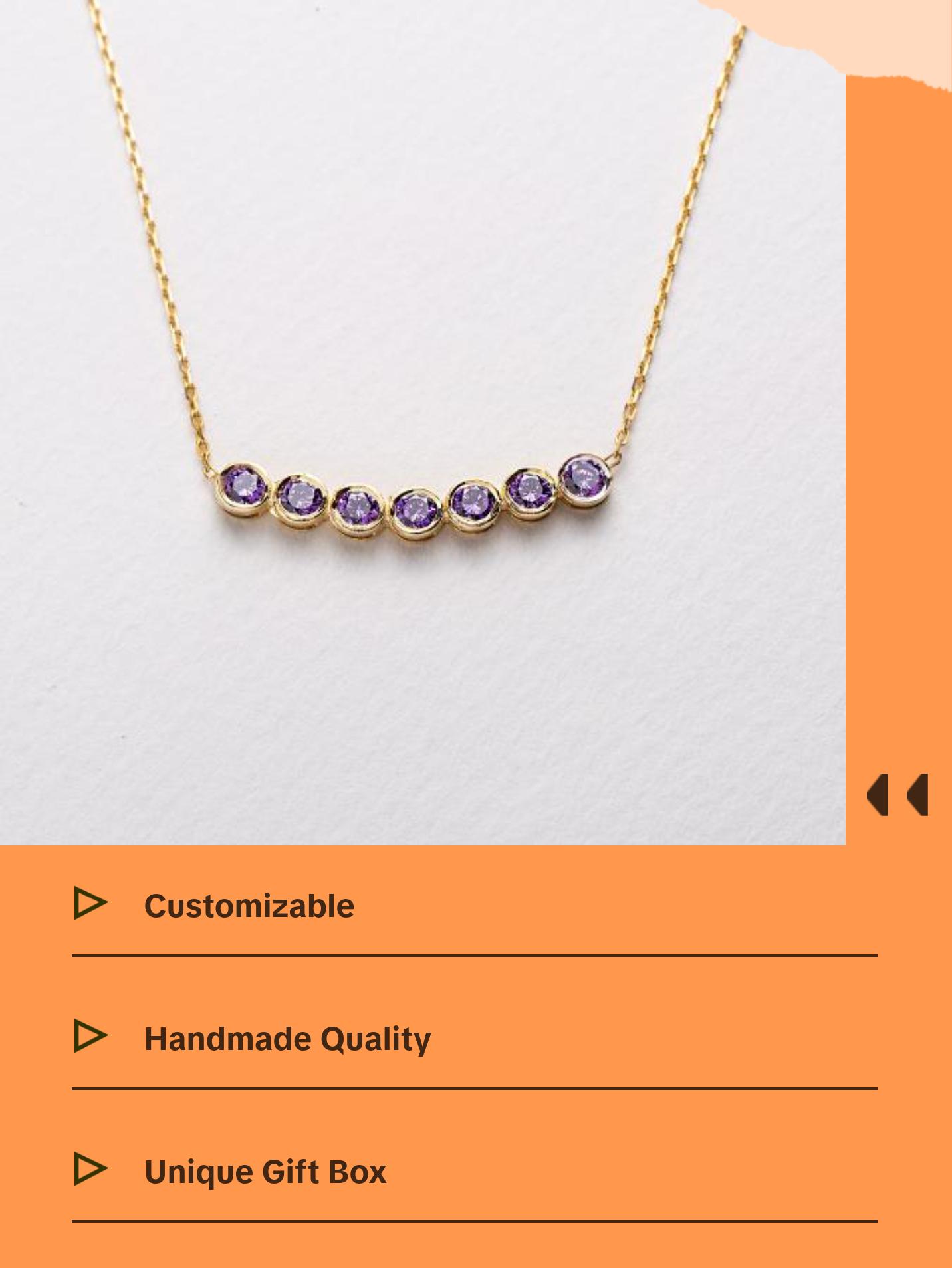 925 Sterling Silver Birthstone Necklace for Women, Birthstone Necklace for Mom, Mothers Day Gift, Dainty Necklace, Grandma Necklace, Birthstone Gifts, Gifts for Mothers Jewelry, Best Gift for Her