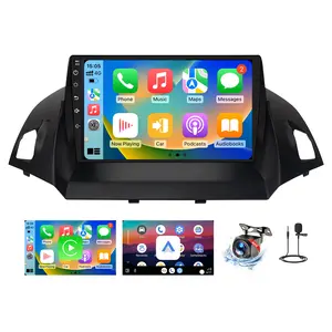 Android 13 Car Radio Stereo for Ford Escape 2013–2019, 9" Touch Screen Head Unit with Wireless CarPlay & Android Auto, 2G + 64G ROM, 5G, WiFi, Bluetooth, GPS, Backup Camera